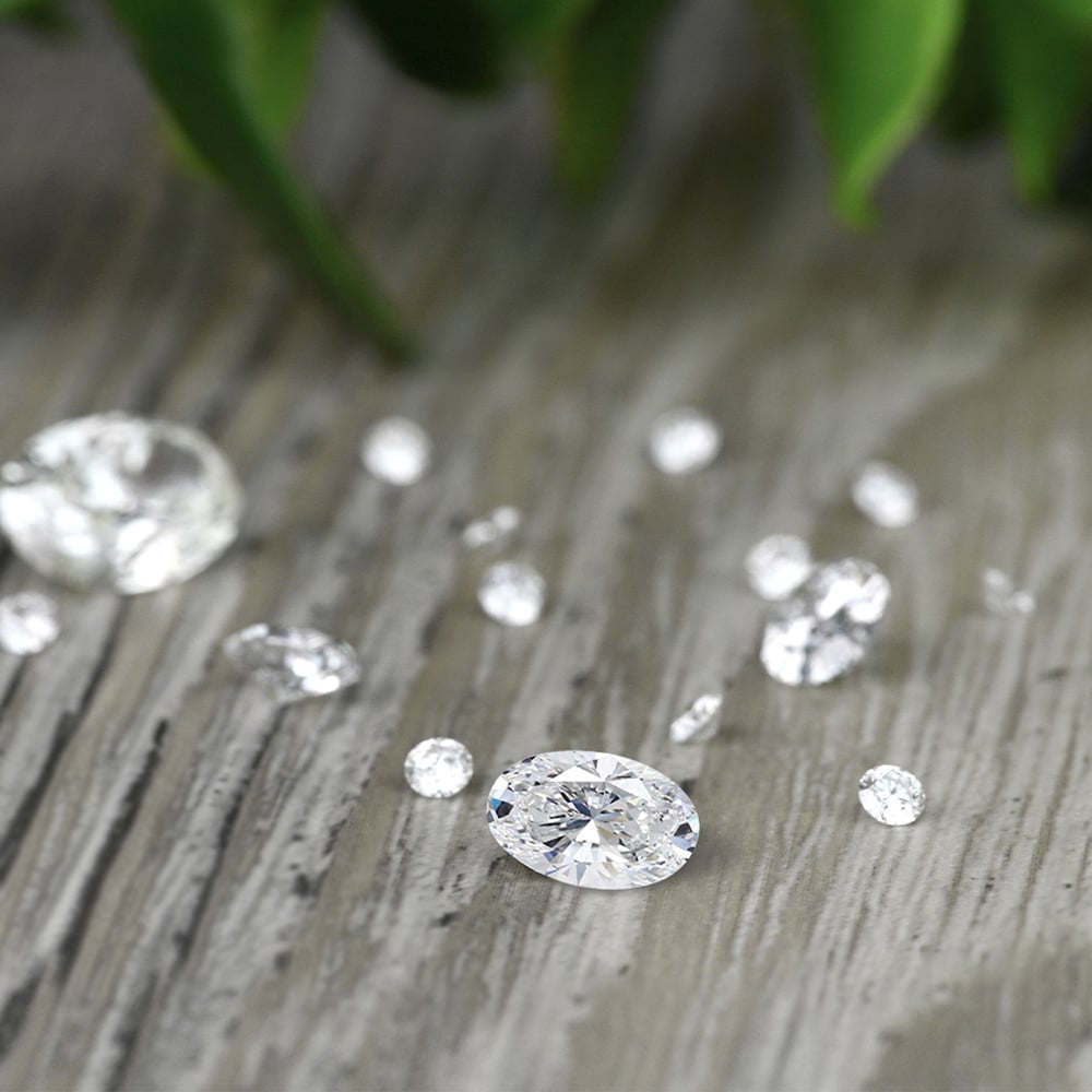 3.6x2.7 MM Oval Loose Diamond, Premium Melee Diamonds | 03