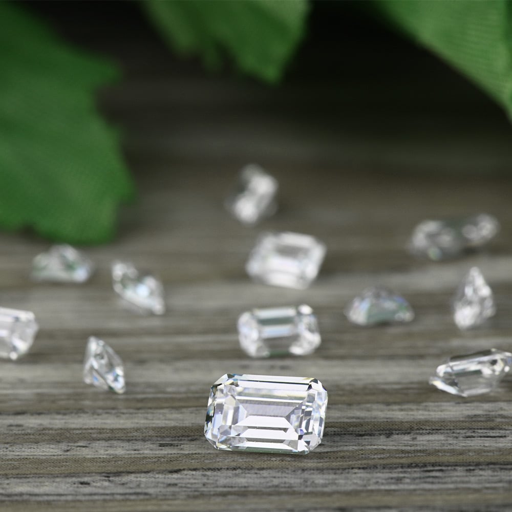 3.75x2.75 MM Emerald Loose Diamond, Premium Melee Diamonds | 03