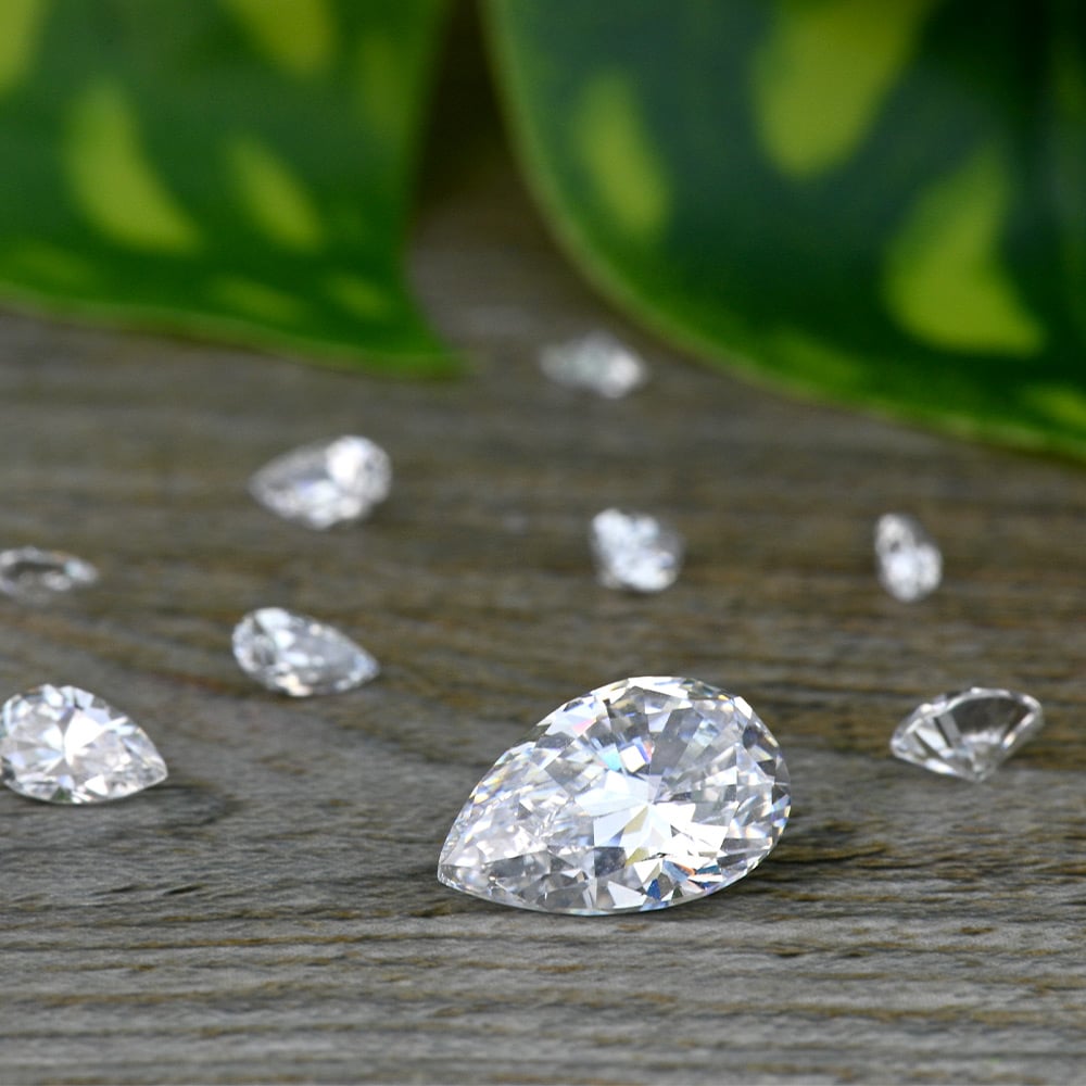 4x2.5 MM Pear Cut Loose Diamond, Premium Melee Diamonds | 03