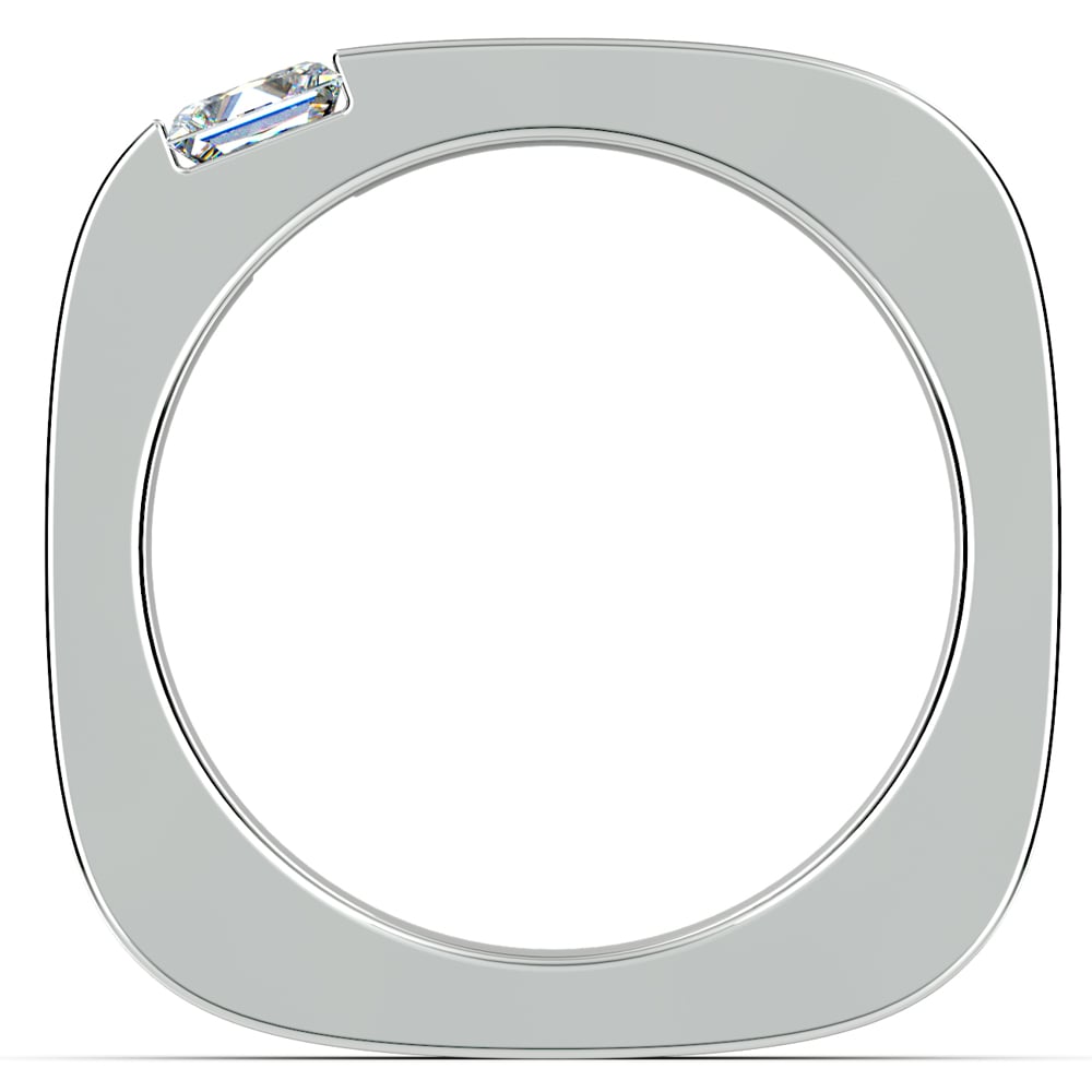 Square Diamond Engagement Ring For Men (1/2 Ctw) - Achilles | 03