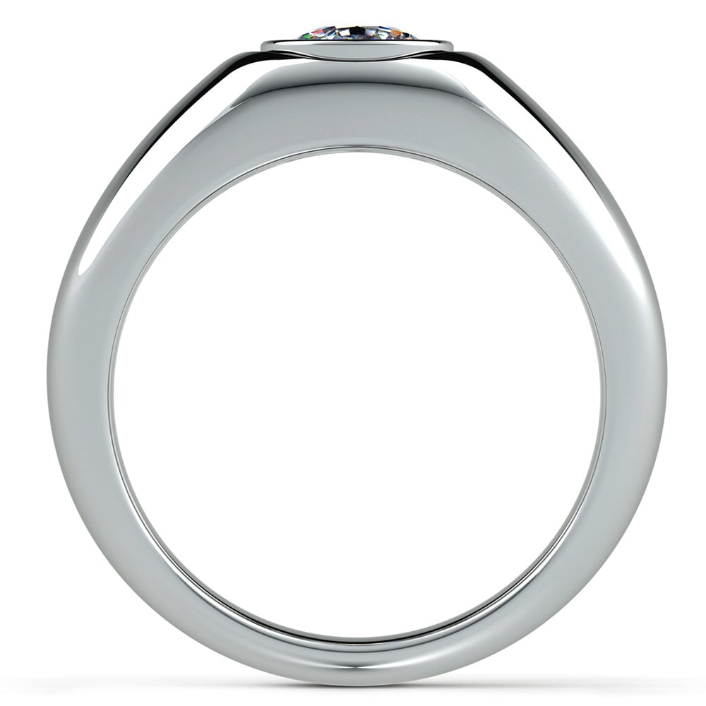 Mens Diamond Ring (1 1/2 Carat Cushion Diamond) | 03