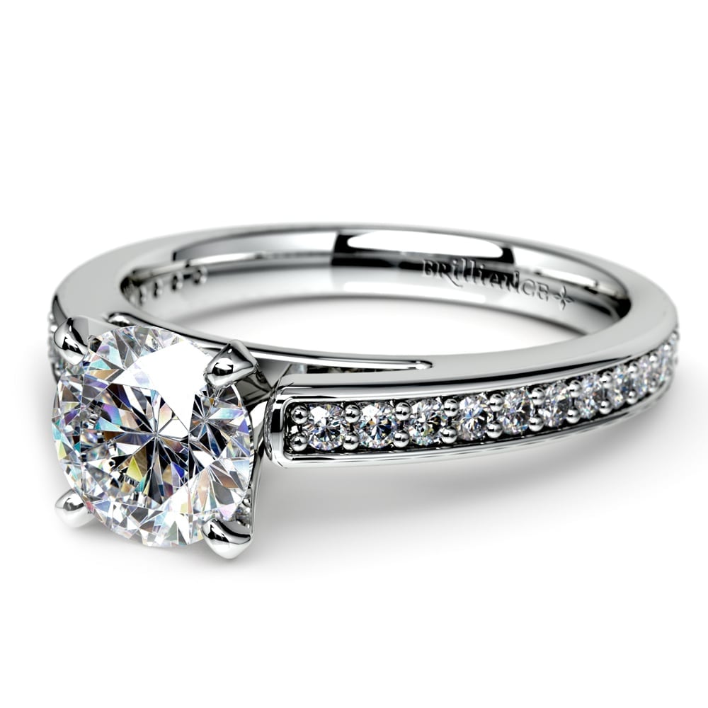 Cathedral Engagement Ring (0.50 carat) | Thumbnail 01