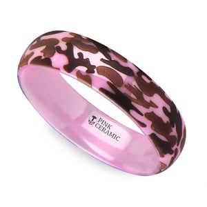 Pink Camo Wedding Ring (6mm)