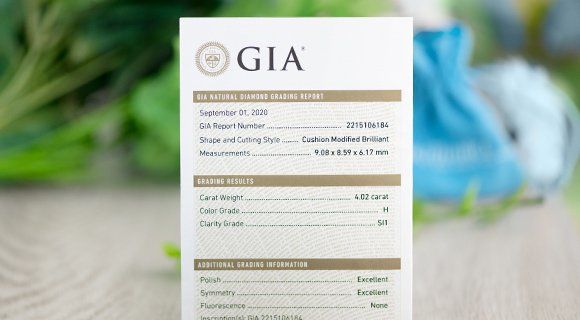 GIA Diamond Grading Report