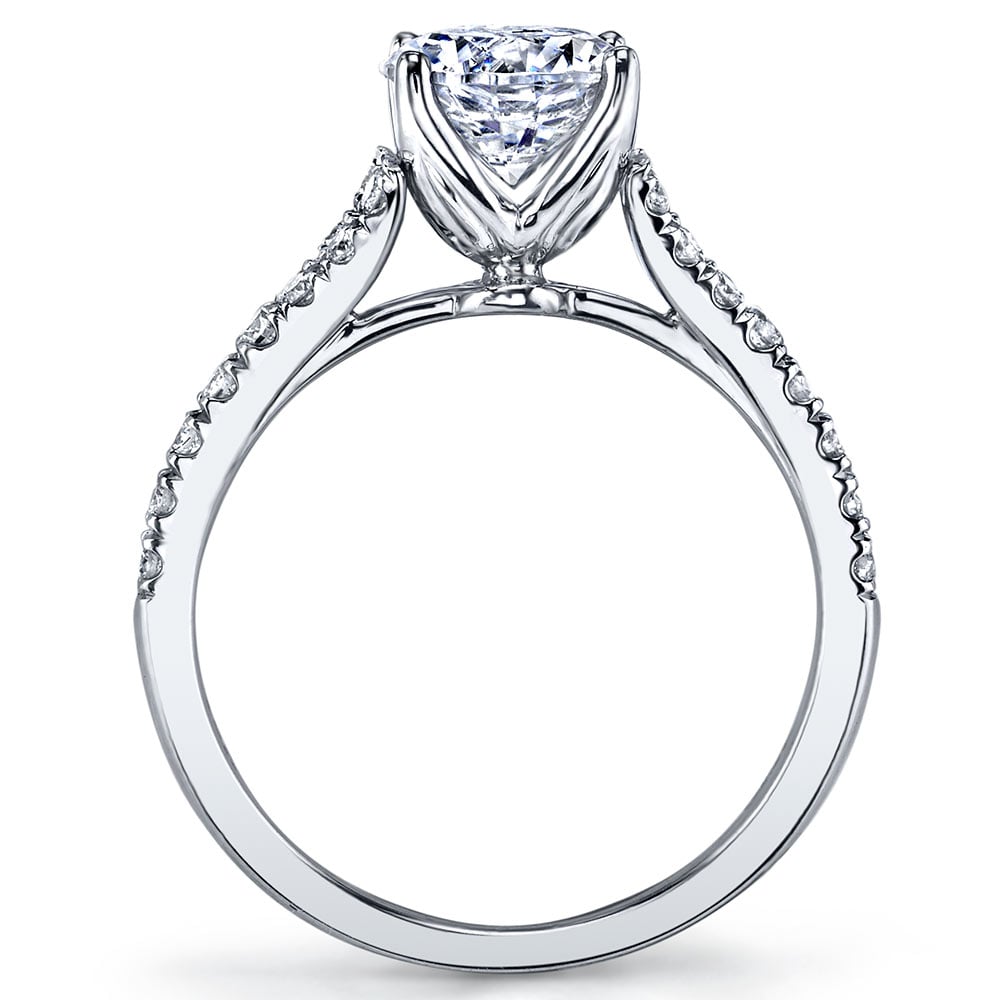 Split Shank Pave Engagement Ring In White Gold By Parade | 03