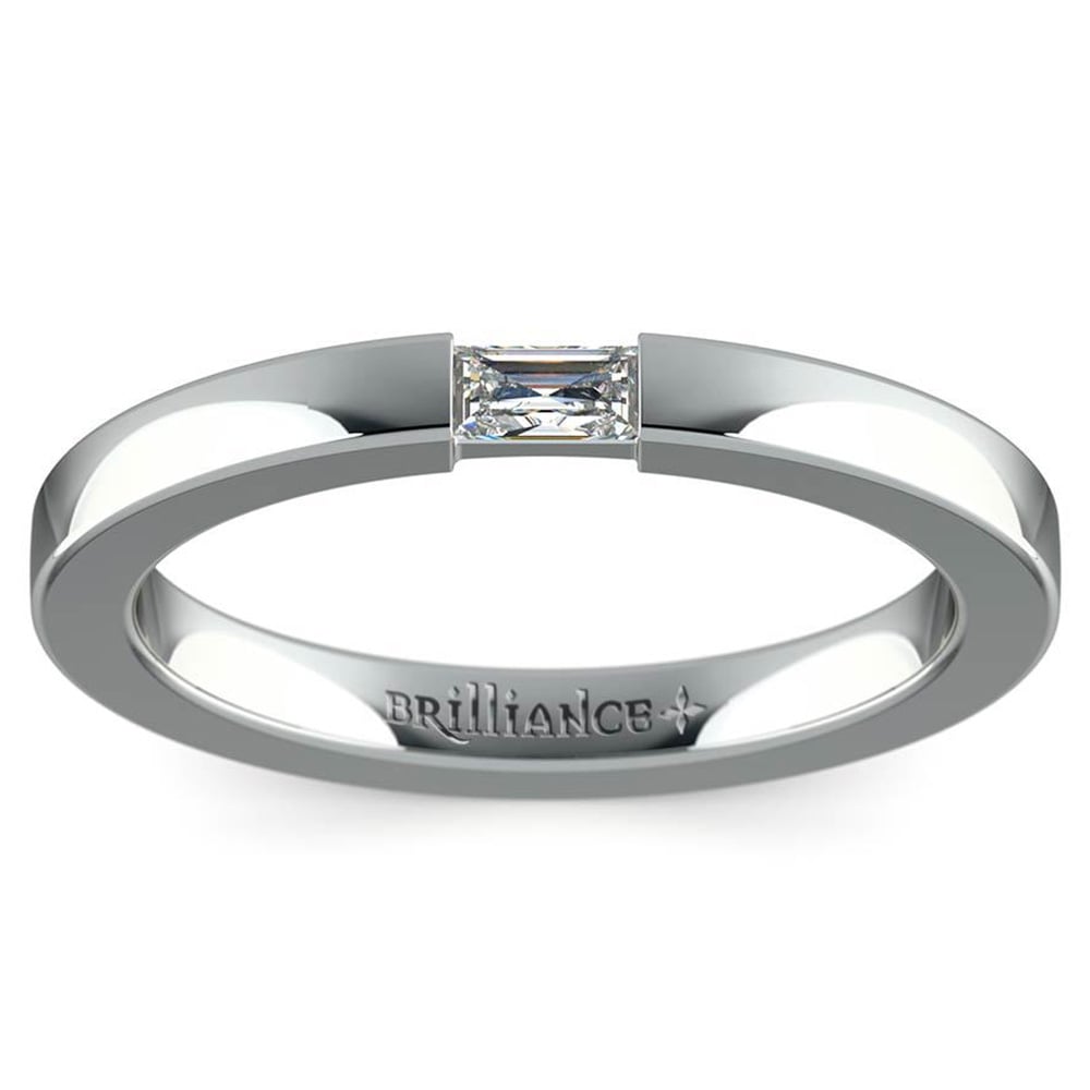 Mens Diamond Engagement Ring With Baguette Diamond | 03