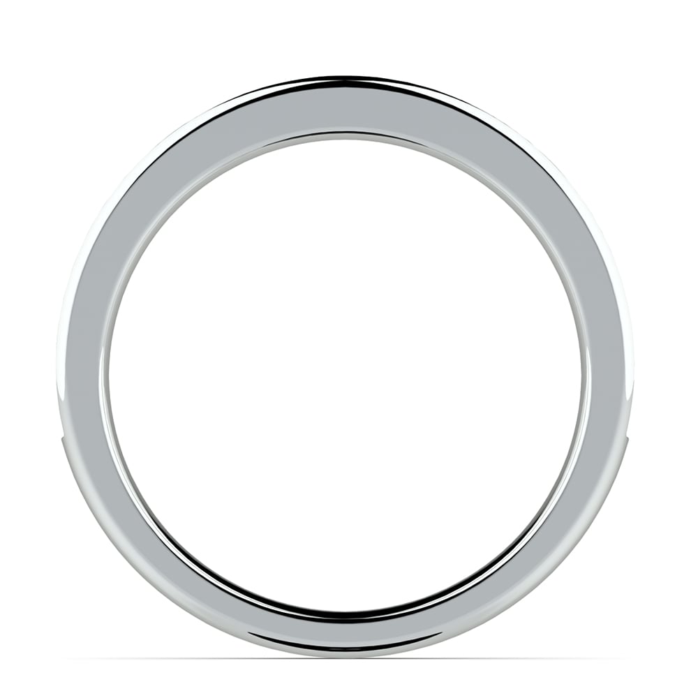Sapphire Pave Ring In Platinum (1/3 Ctw) | 03