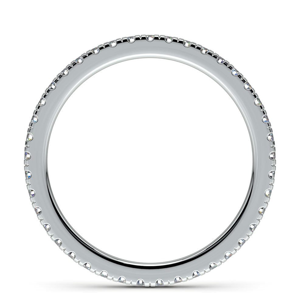 Petite Pave Platinum Eternity Ring (1/2 Ctw) | 03