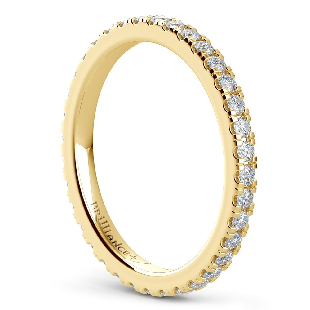 5/8 Ctw Petite Pave Eternity Ring In Gold | 04