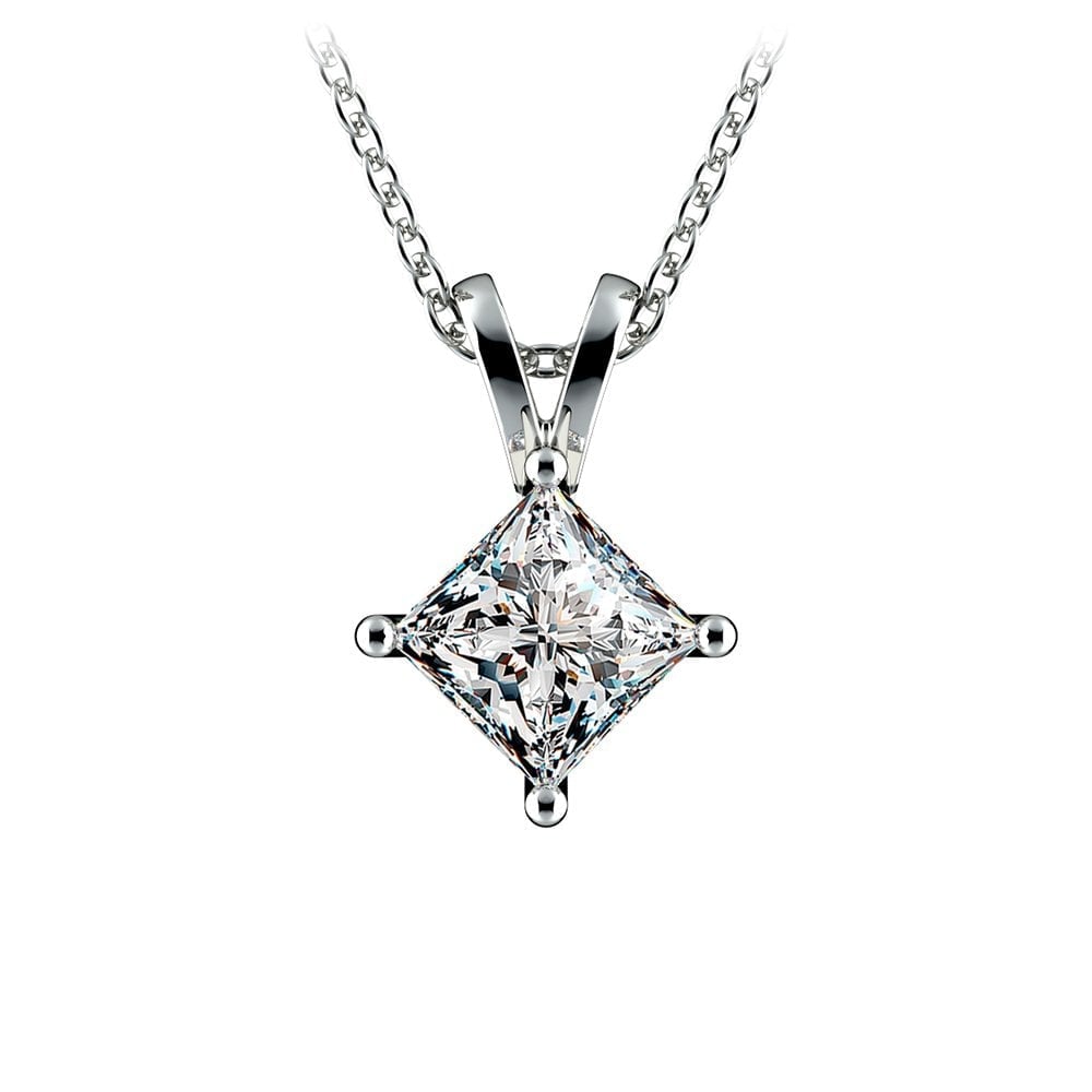 1 Carat Lab Diamond Necklace | 02