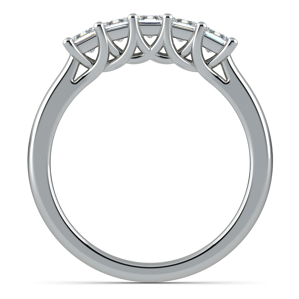 Princess Trellis Diamond Wedding Ring in White Gold (3/4 ctw) | 03