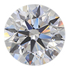 Round Bezel White Gold Diamond Solitaire Pendants