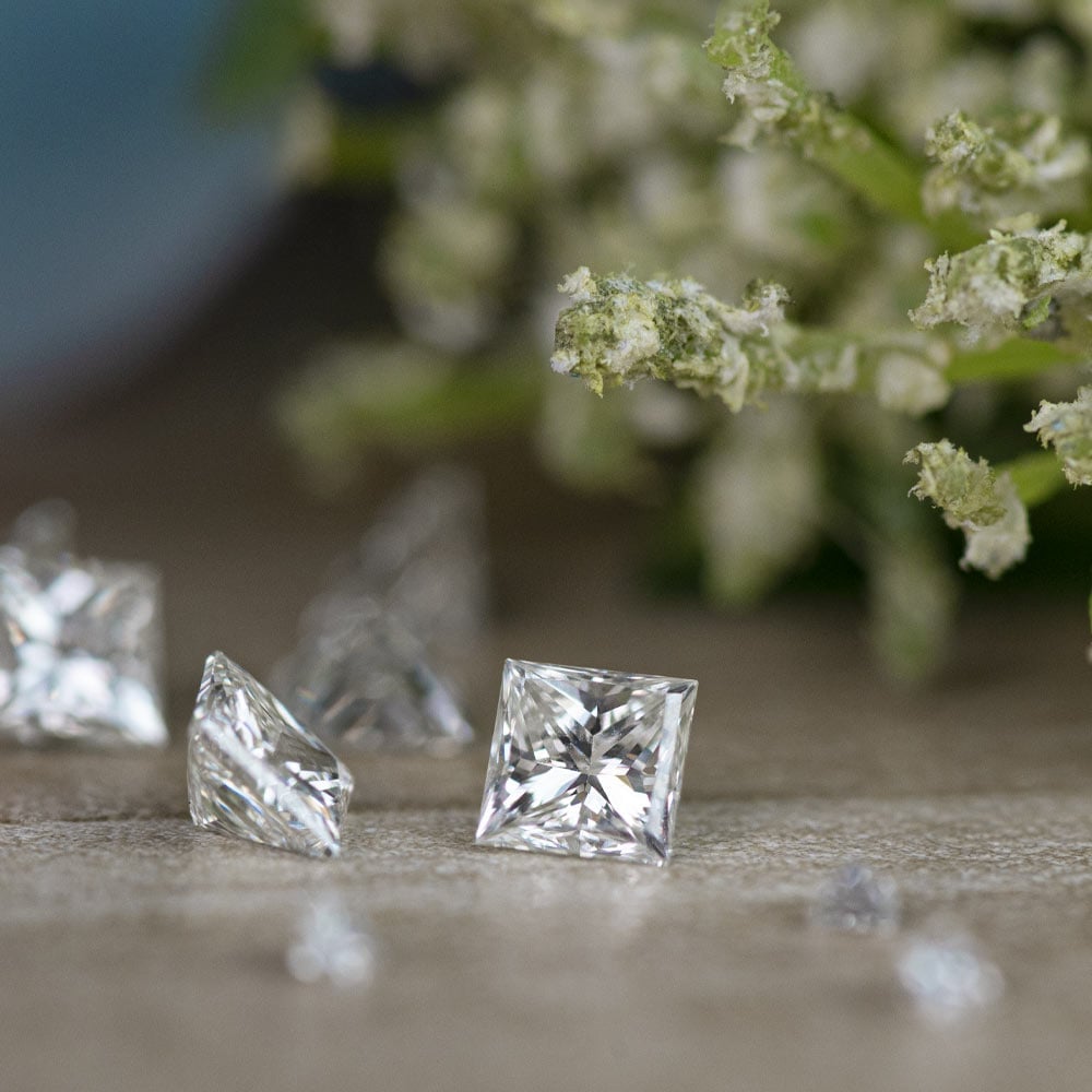2 MM Princess Diamond, Premium Melee Diamonds | 03