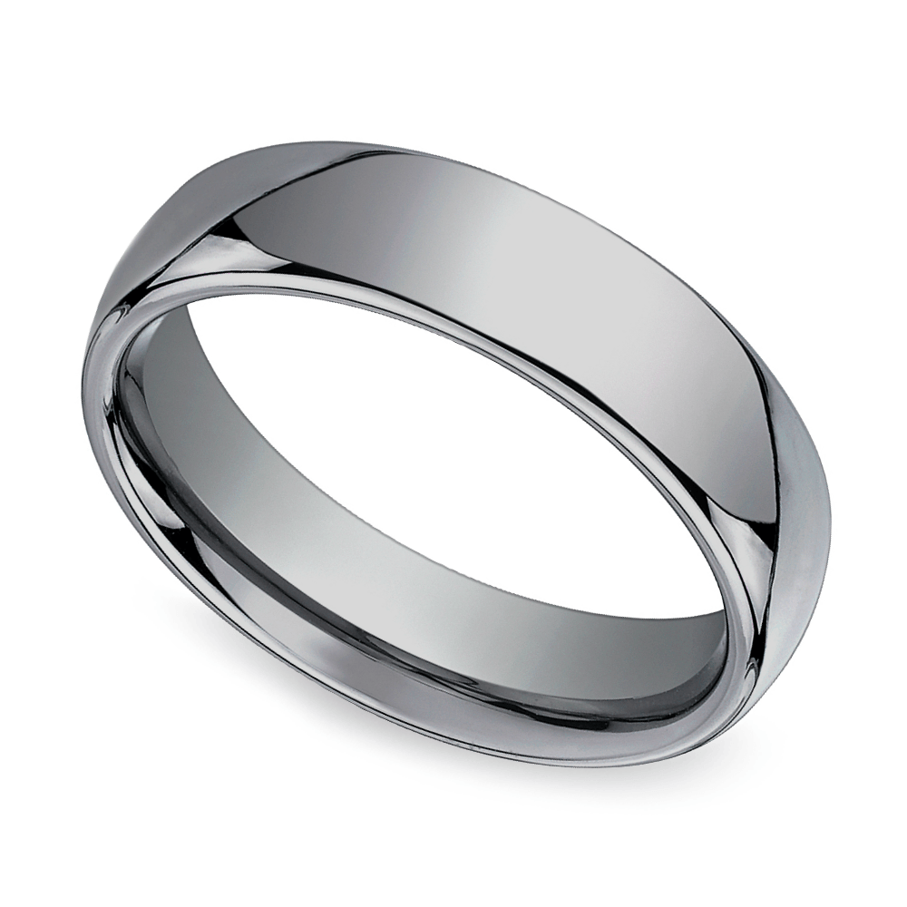 The Classic - Comfort Fit Tungsten Mens Band (6mm) | 01