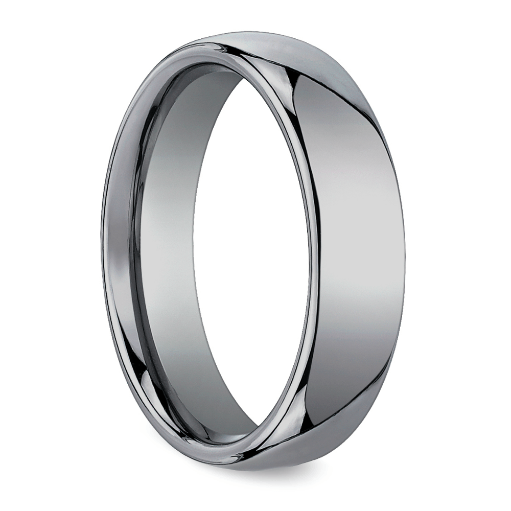 The Classic - Comfort Fit Tungsten Mens Band (6mm) | 02