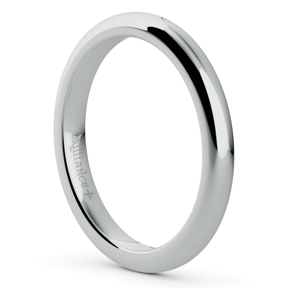 Comfort Fit Wedding Ring in Platinum (2.5mm) | 02