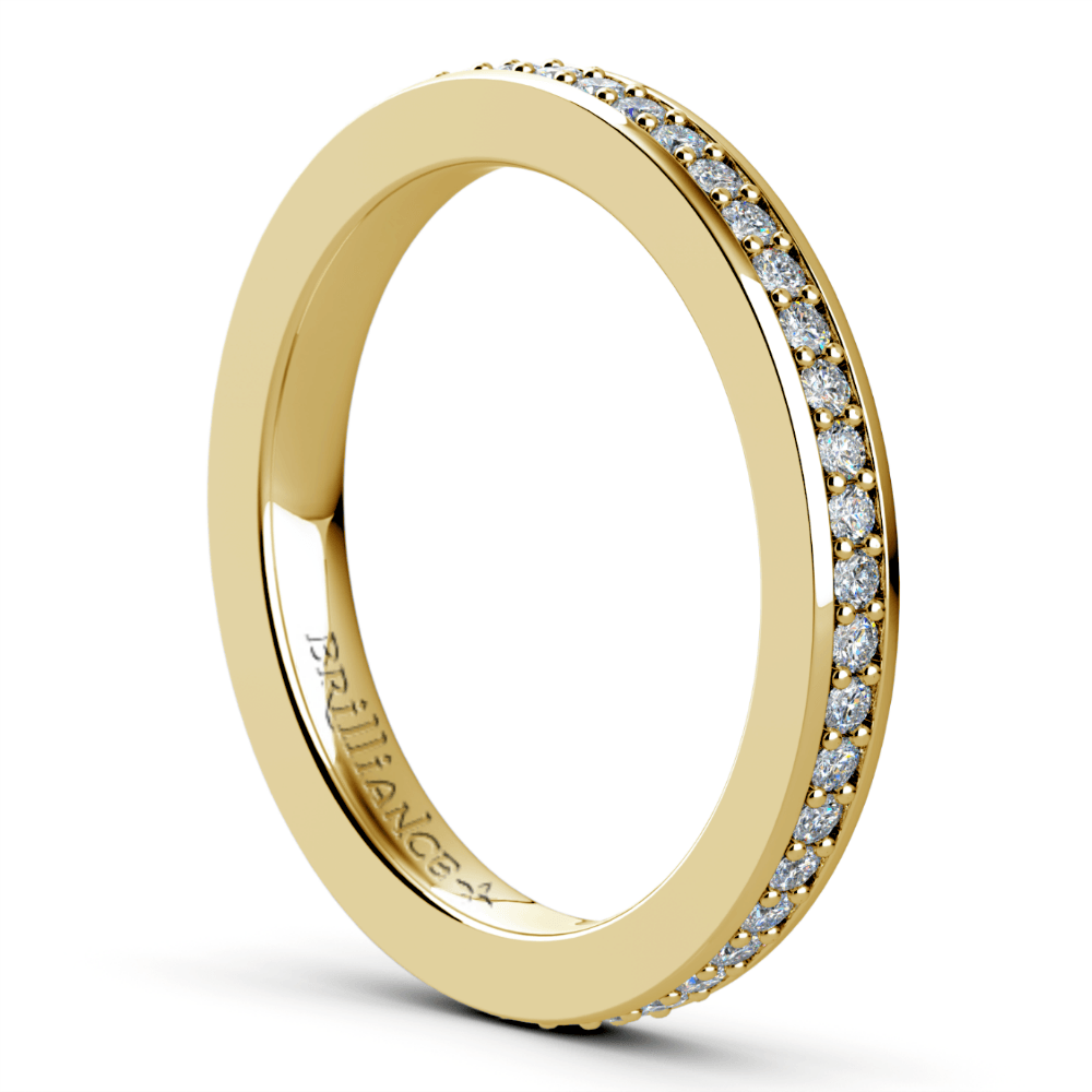 Classic Gold Eternity Pave Diamond Ring (1/2 Carat) | 04